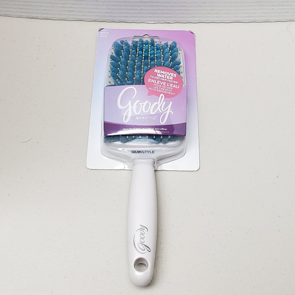 Goody Quikstyle Water Absorbent Microfiber Bristles Hair Brush